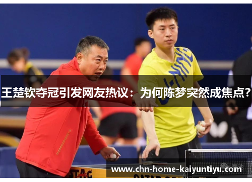 王楚钦夺冠引发网友热议：为何陈梦突然成焦点？